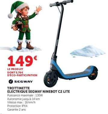 TROTTINETTE ELECTRIQUE SEGWAY NINEBOT C2 LITE