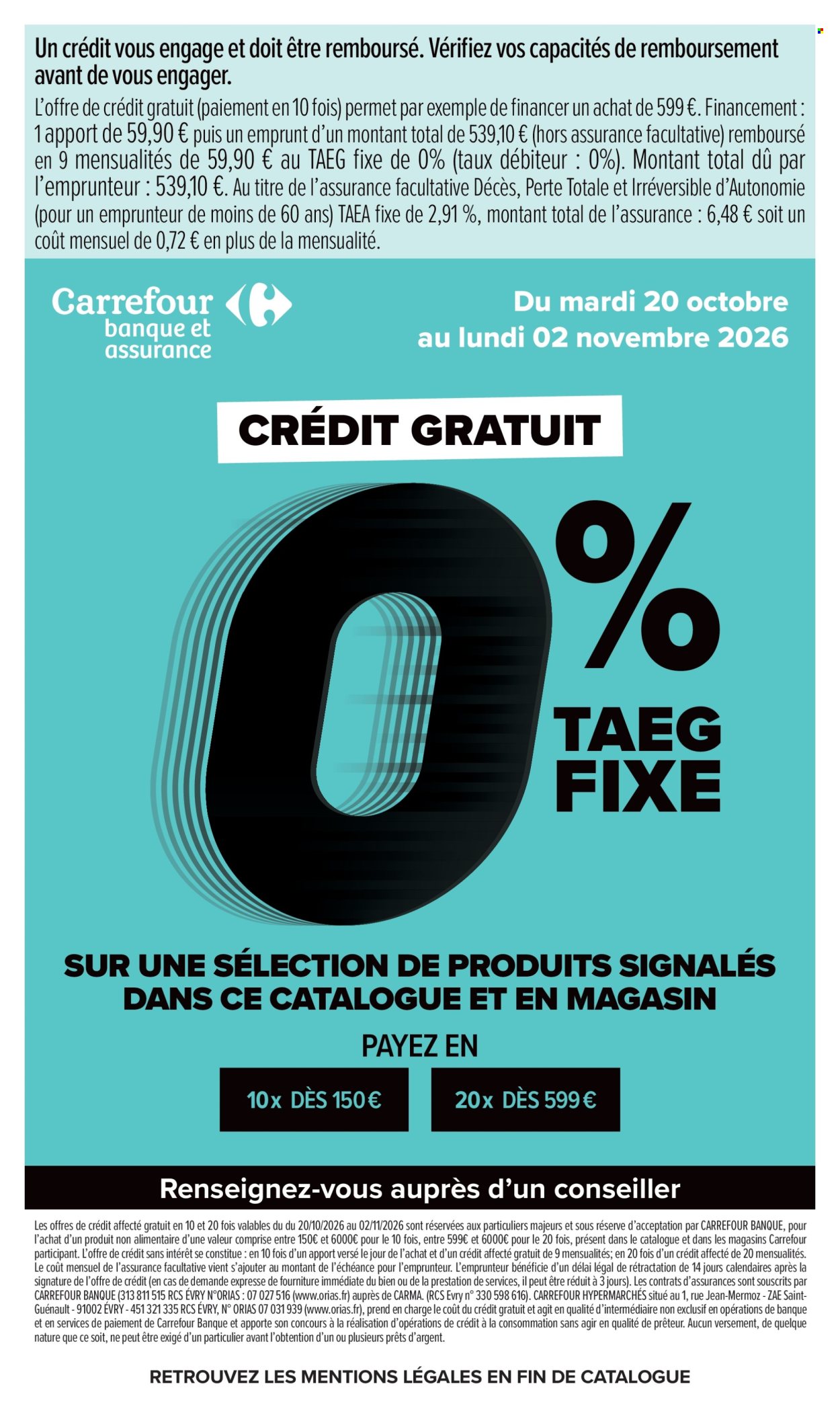 Catalogue Carrefour Hypermarchés - 20/10/2026 - 02/11/2026. Page 27