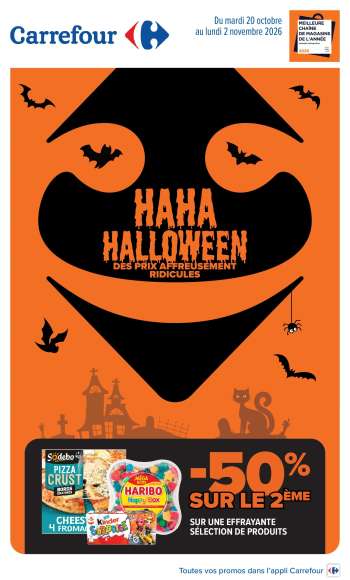 Catalogue Carrefour Hypermarchés - 20/10/2026 - 02/11/2026.