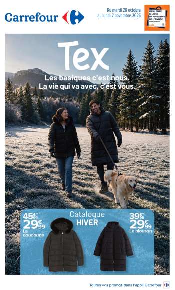 Catalogue Carrefour Hypermarchés - 20/10/2026 - 02/11/2026.