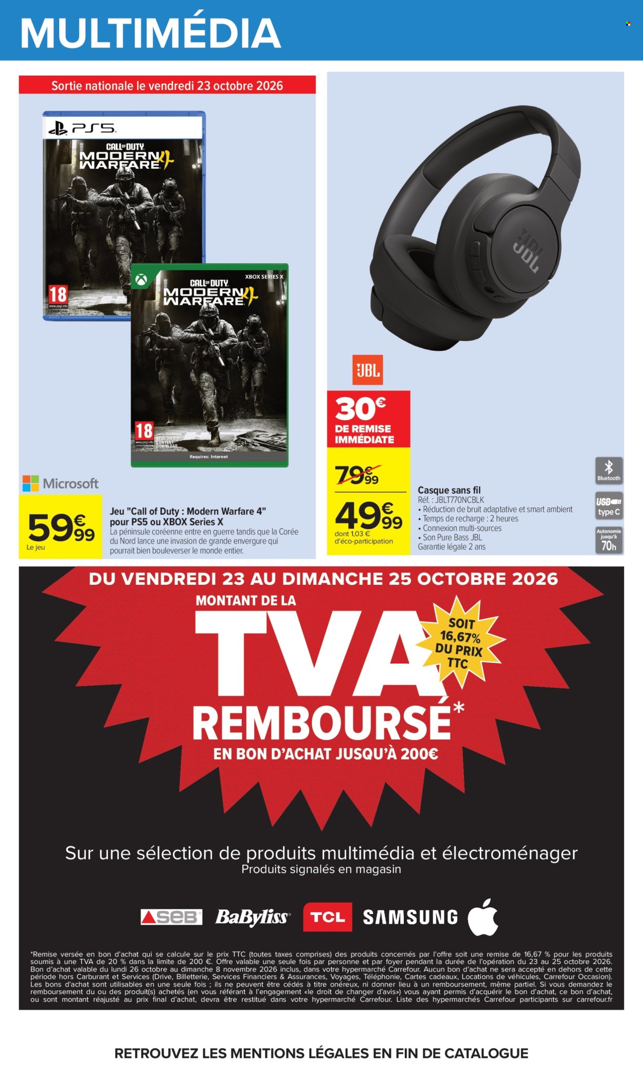 Catalogue Carrefour Hypermarchés - 20/10/2026 - 02/11/2026. Page 75