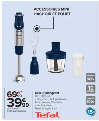 Mixeur plongeant