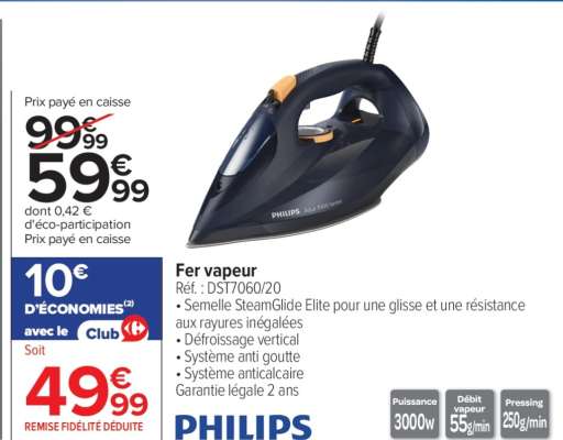 Fer vapeur PHILIPS
