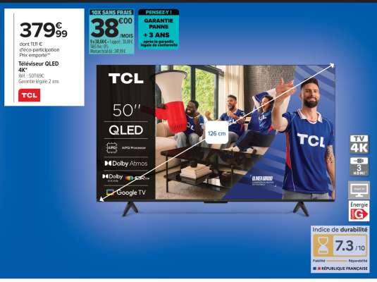 Téléviseur QLED 4K