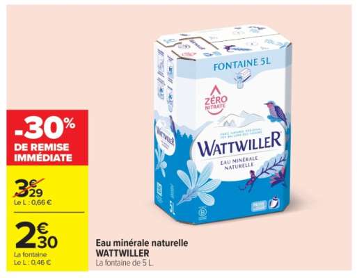 Eau Minérale Naturelle Wattwiller