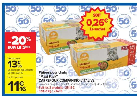 Pâtées pour chats "Maxi Pack"