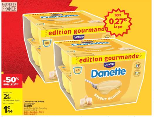 Danette Crème Dessert "Edition Gourmande"