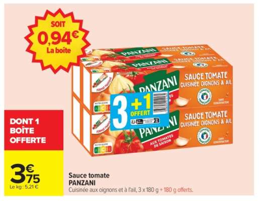 SAUCE TOMATE “PANZANI”
