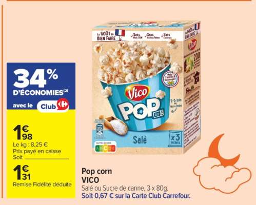 Pop corn VICO