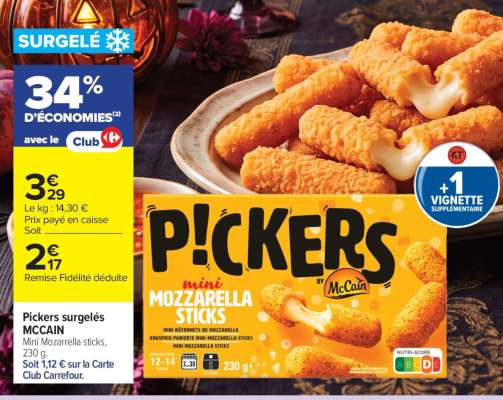PICKERS SURGELÉS MCCAIN
