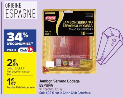 Jambon Serrano Bodega Espuna