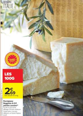 Parmigiano Reggiano A.O.P. pointes cassées