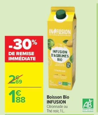 Boisson Bio INFUSION