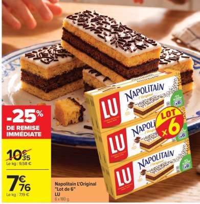 Napolitain L'Original "Lot de 6"