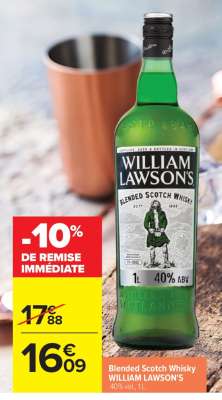 BLENDED SCOTCH WHISKY "WILLIAM LAWSON'S"