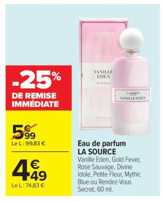 Eau de parfum LA SOURCE