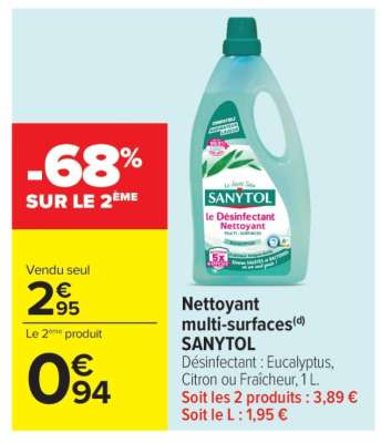 Nettoyant multi-surfaces SANYTOL