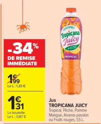Jus TROPICANA JUICY