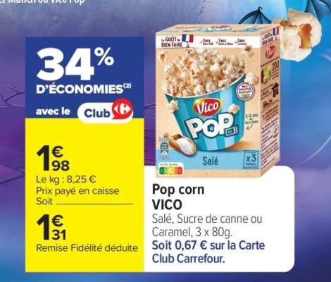 Pop corn VICO