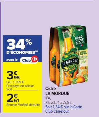 Cidre LA MORDUE