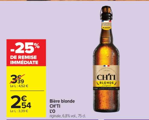 Bière Blonde Ch'ti*
