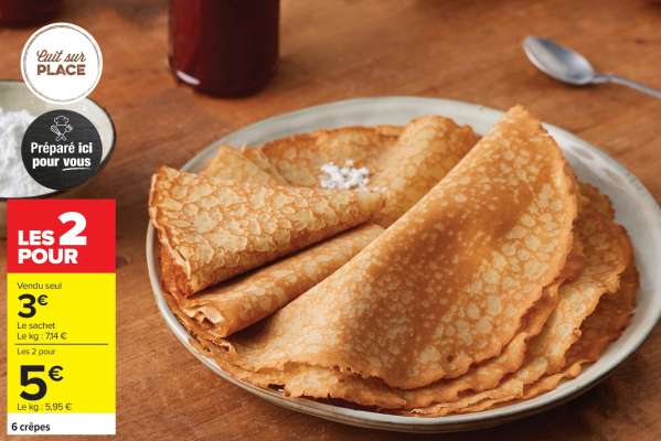 6 crêpes