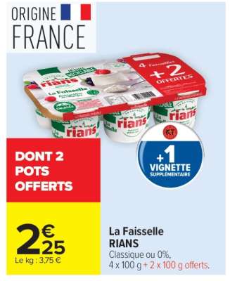 La Faisselle Rians