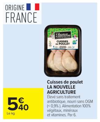 Cuisses De Poulet La Nouvelle Agriculture