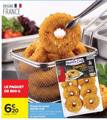DONUTS DE POULET 'MAÎTRE COQ'