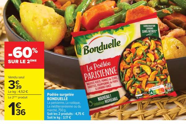 POÊLÉE SURGELÉE “BONDUELLE”