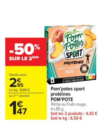 Pom'potes sport protéines