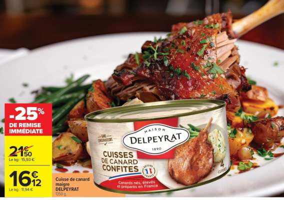 Cuisses de canard maigre DELPEYRAT