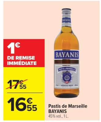 Pastis de Marseille Bayanis