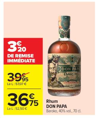Rhum DON PAPA