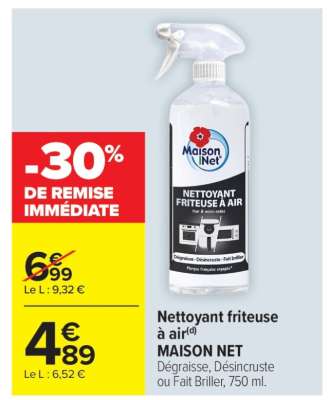 Nettoyant friteuse à air