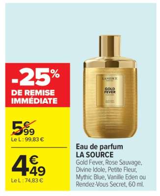 Eau de parfum LA SOURCE
