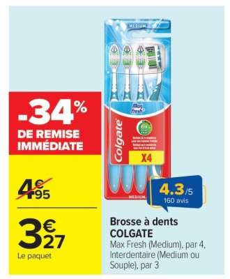 Brosse à dents Colgate
