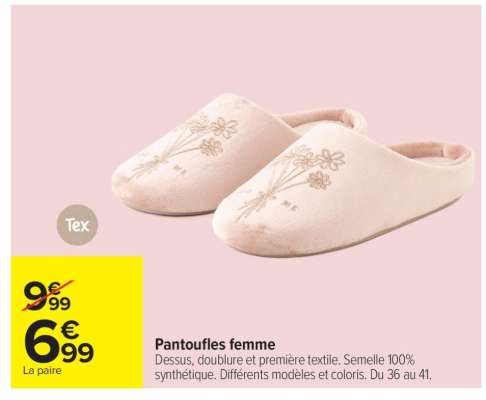 Pantoufles femme