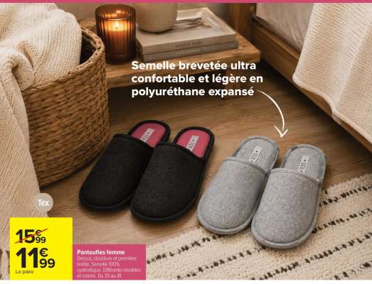 Pantoufles femme