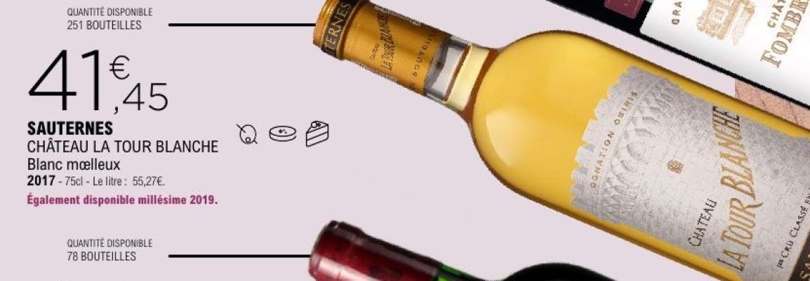 SAUTERNES CHÂTEAU LA TOUR BLANCHE Blanc moelleux