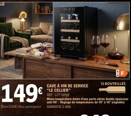CAVE À VIN DE SERVICE 'LE CELLIER'