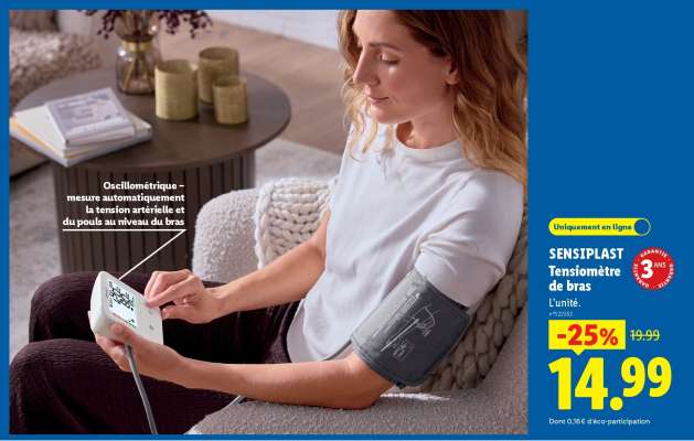 SENSIPLAST Tensiomètre de bras