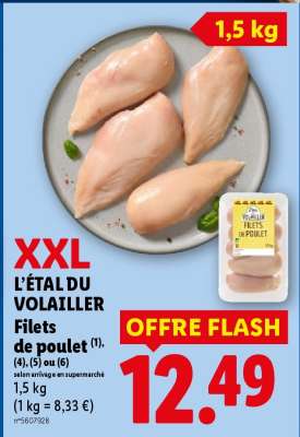 L'ÉTAL DU VOLAILLER Filets de poulet