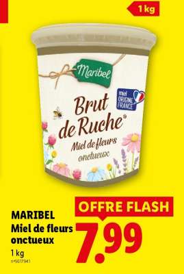 MARIBEL Miel de fleurs onctueux