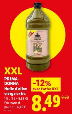 PRIMA-DONNA Huile d'olive vierge extra