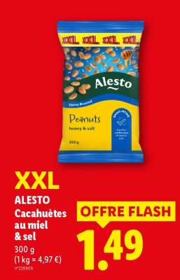 ALESTO Cacahuètes au miel & sel