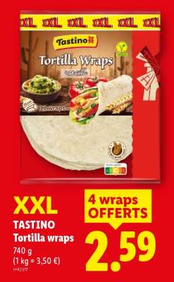 TASTINO Tortilla wraps