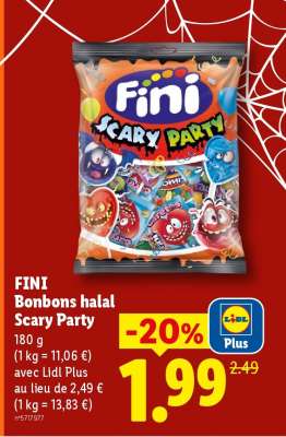 FINI Bonbons halal Scary Party