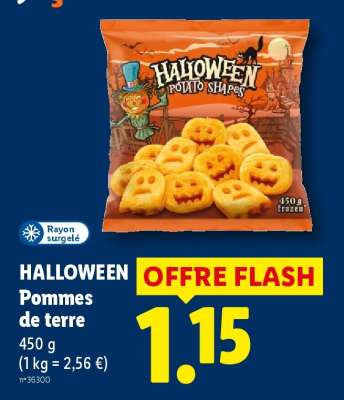 HALLOWEEN Pommes de terre