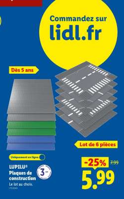 LUPILU® Plaques de construction
